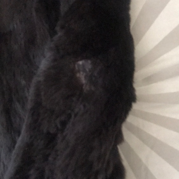 Rabbit fur bomber jacket - Picture 6 of 6